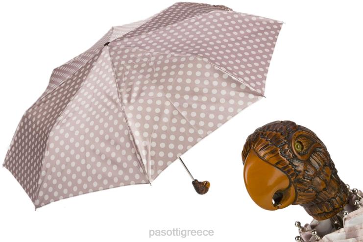 ομπρέλα | PASOTTI 257 55874-153 139 - πουά πτυσσόμενη ομπρέλα με λαβή παπαγάλου 2N6B8619 γυναίκες